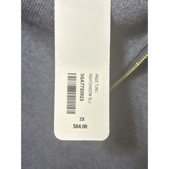 Soft‎ Surroundings Womens 2X Blue Angie Tunic NWT - Picture 7 of 11